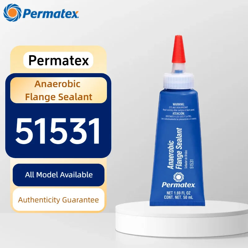Permatex 51531 Sigillante Anaerobico per Flange 50ML, Guarnizione Liquida Resistente all'Olio per Motori, Trasmissioni e Flange Metalliche