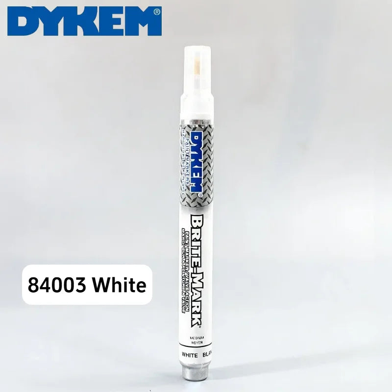 DYKEM BRITE-MARK Pennarello Permanente Medio, Penna Industriale a Rapida Asciugatura per Metallo, Plastica, Gomma, Vetro, Legno