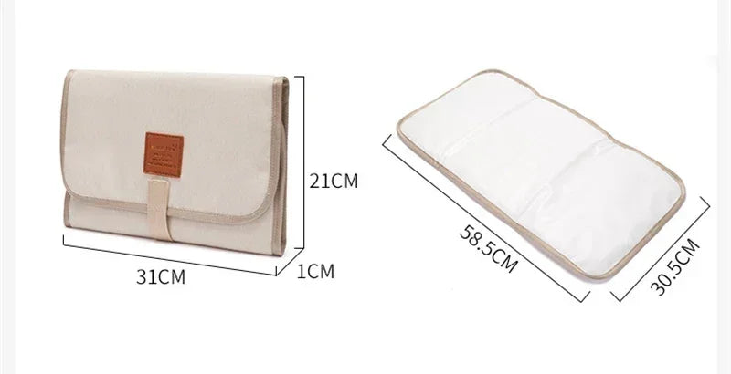 Tappetino per fasciatoio per pannolini Tappetino da gioco per cambio da pavimento impermeabile Tappetino da gioco per bambini portatile pieghevole lavabile compatto da viaggio