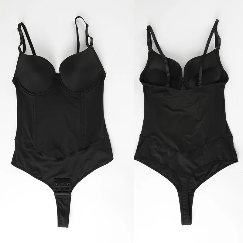 Perizoma Body Shapewear Donna Full Body Shaper Vita Trainer Ossa d'acciaio Pancia Controllo Biancheria intima Pancia piatta Sottoseno Corsetto