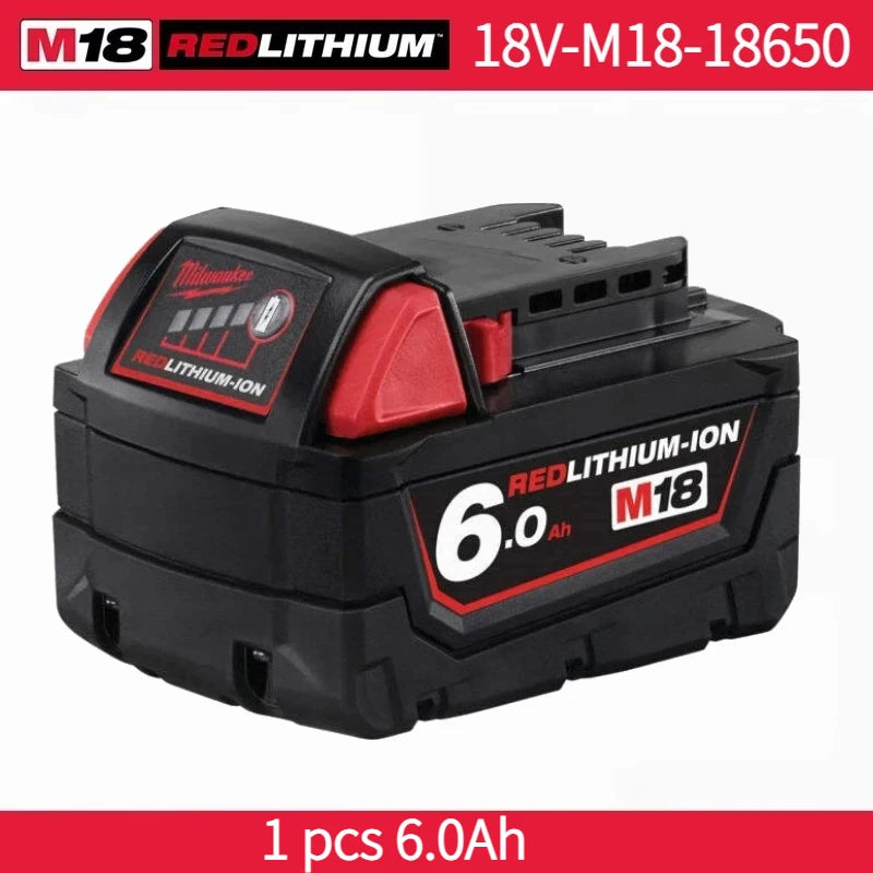 Nuova Batteria Milwaukee M18 8.0Ah ad Alta Potenza 18V Ricaricabile agli Ioni di Litio per Utensili Elettrici Cordless Milwaukee M18 Batteria 8Ah
