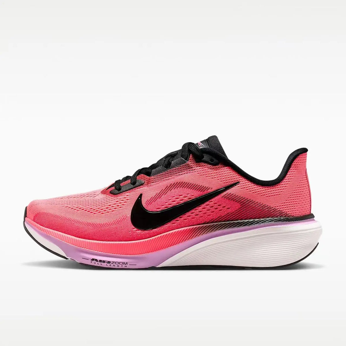 Scarpe da città Nike Low-Top, colore rosso acceso, tomaia in tessuto Flyknit, ammortizzate, resistenti e traspiranti, modello IB1881-602.