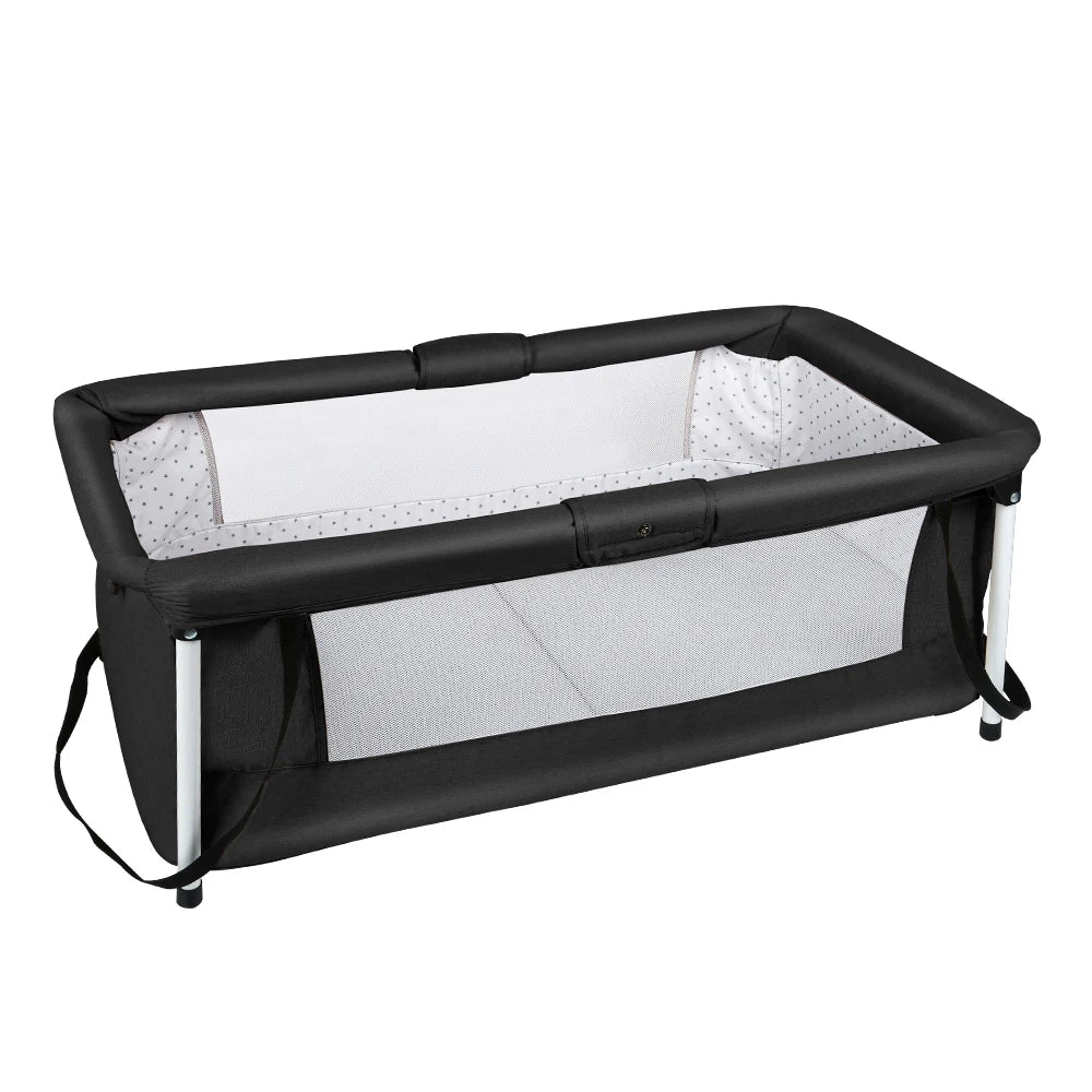 Culla da viaggio pieghevole, ideale per il sonno coniugale, per bambini, portatile, con recinto, adatta a neonati e bambini fino a 35 kg, con lati ventilati, rimovibile e lavabile, resistente all'usura, dimensioni 90*70*50 cm