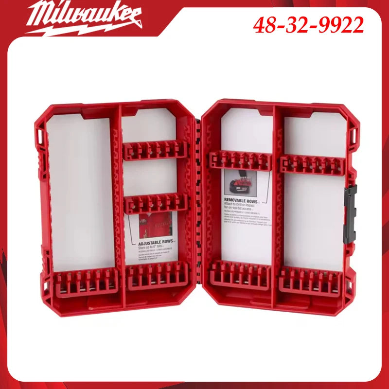 Kit di Punte per Trapano a Impatto Milwaukee Heavy-Duty, Attacchi Esagonali da 1/4", Punte Magnetiche Organizzate in Custodia Portatile