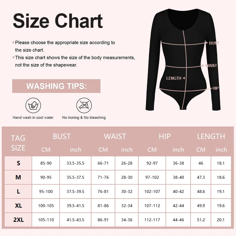 Tuta con scollo a V profondo tuta da donna a maniche lunghe Shapewear Shaper Lady Sexy uscire top abiti per il corpo vestiti caldi femminili autunno inverno