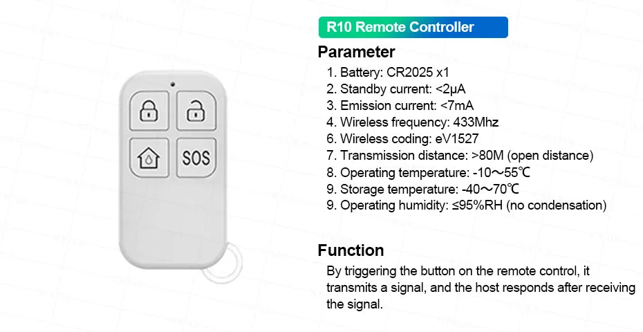 KERUI 2G WIFI GSM Sistema di Allarme Domestico Set Touch Screen da 4.3 pollici Sistema di Allarme di Sicurezza Tuya Smart App Alexa per la Casa Antifurto