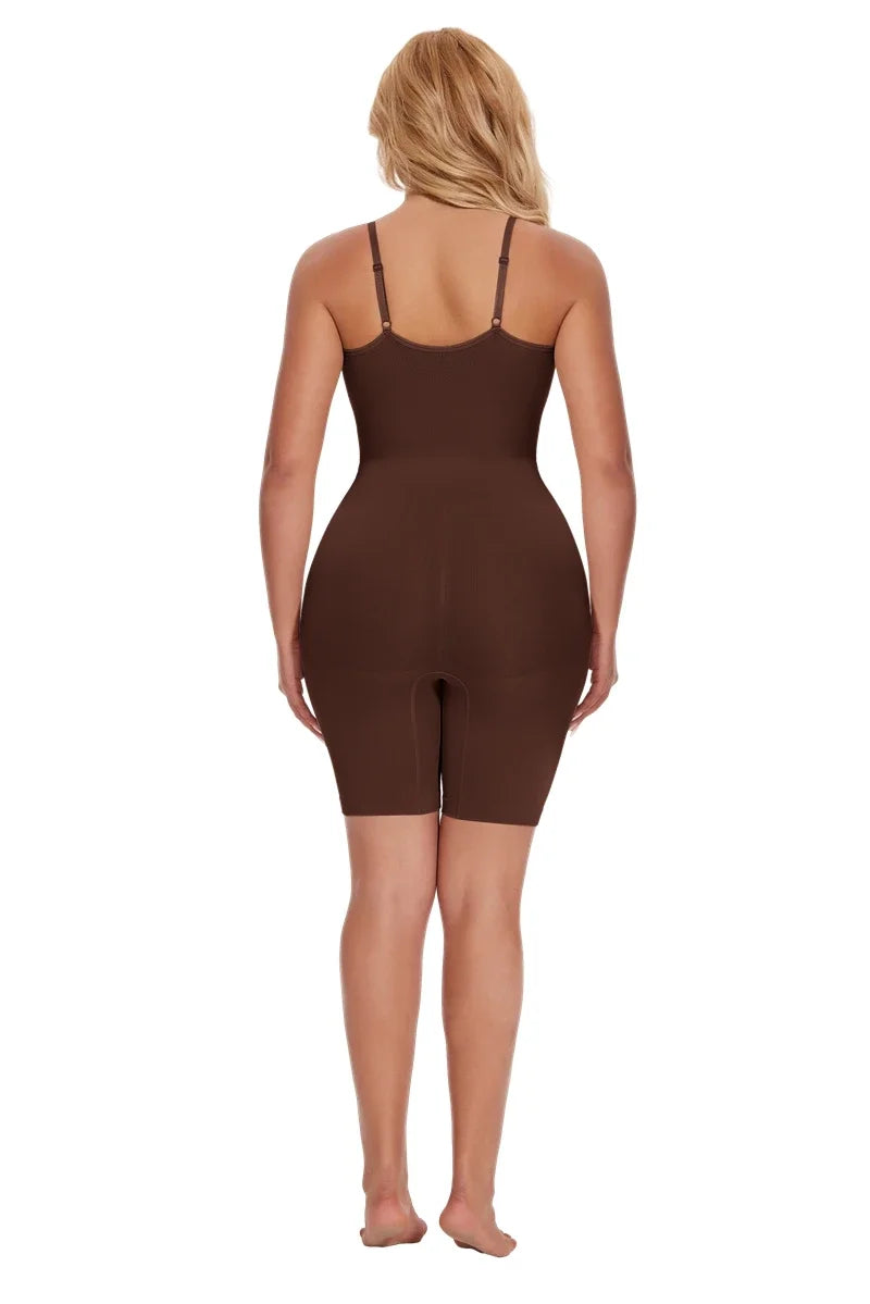 Nuovo Body Shapewear Donna Canotta Controllo della pancia Shaper completo del corpo Pantaloncini anti sfregamento Dimagrante Vita Trainer Butt Lifter