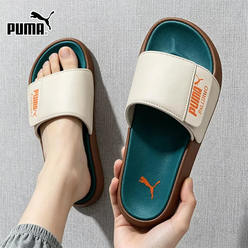 25/5000 Sandali sportivi PUMA per uomo e donna, nuovo stile estivo, adatti per uso domestico, all'aperto e in spiaggia, infradito 404838-01