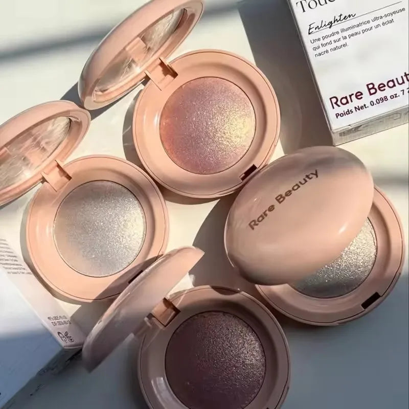 Nuova Palette Ombretti Rare Beauty 7 Colori Rosa Perlato Opaco Glitterato Pigmenti Occhi Brillanti