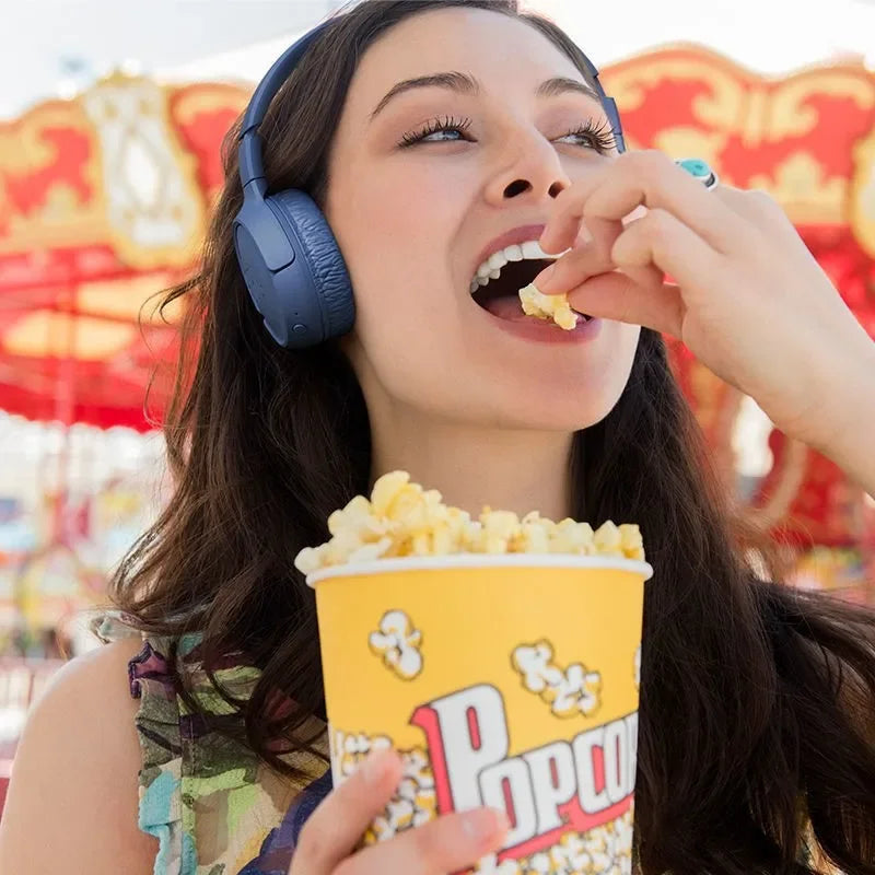 Cuffie Bluetooth Wireless Over-Ear JBL TUNE510BT - Cuffie con Cancellazione del Rumore e Sub-Bassi per Musica, Gaming e Sport, Adatte a Tutti gli Usi