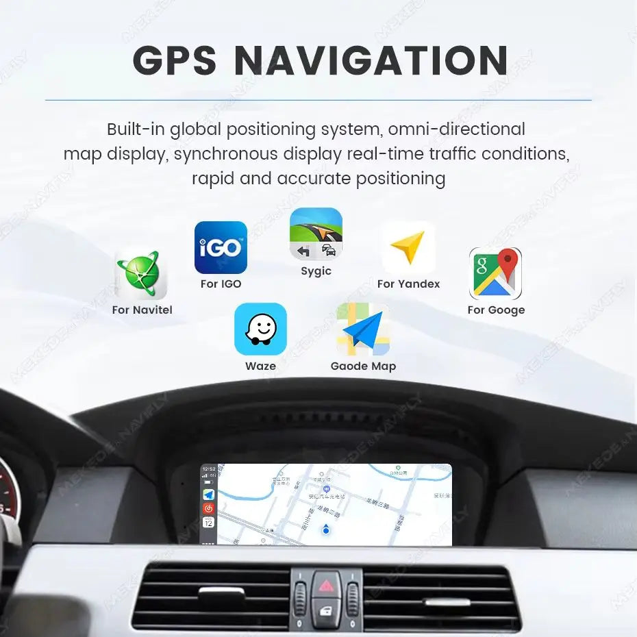 MEKEDE 8.8/9.3" Linux QLED 1920x720 HD Touchscreen Compatibile OEM Wireless CarPlay Android Auto Mirroring WiFi BT Aggiornamento OTA Per BMW E60 E61 E63 E64 E90 E91 E92 E93
