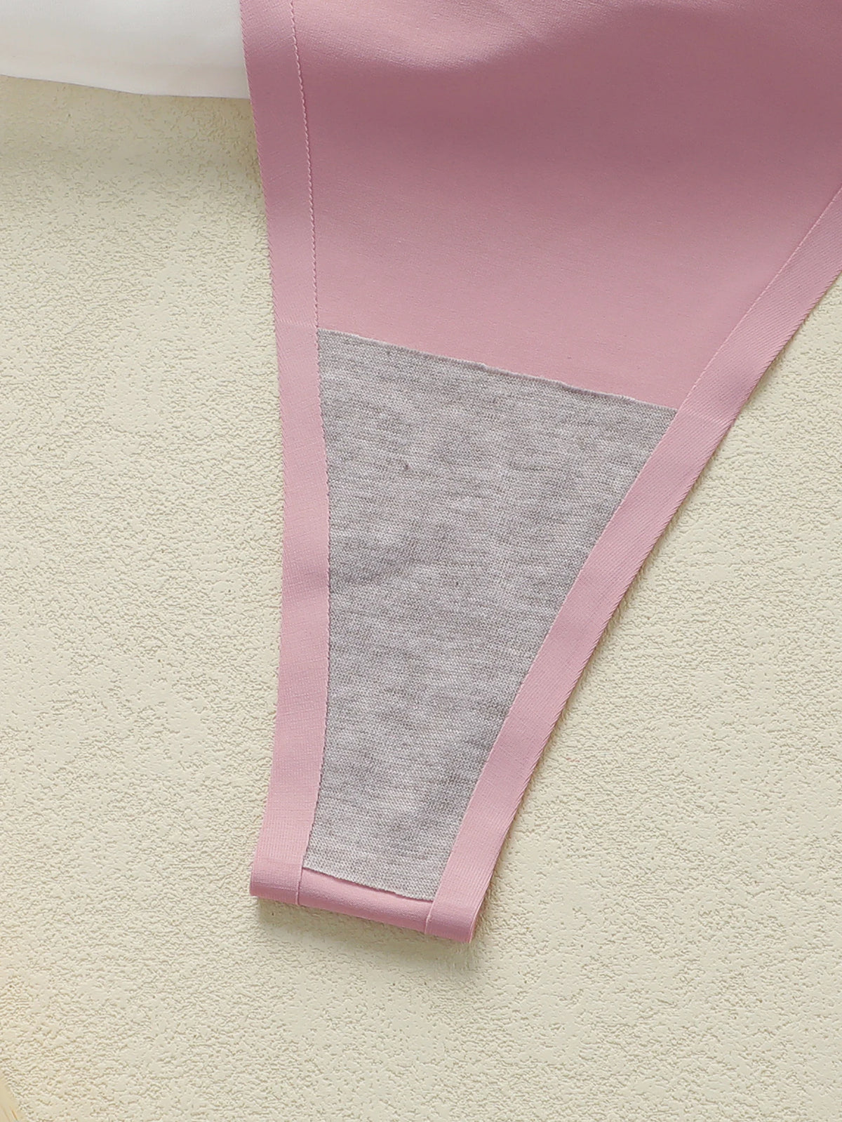 Set da donna rosa Set di lingerie quotidiana in tinta unita, reggiseno push-up, comodo set di lingerie aderente, il seno piccolo appare più grande 2051