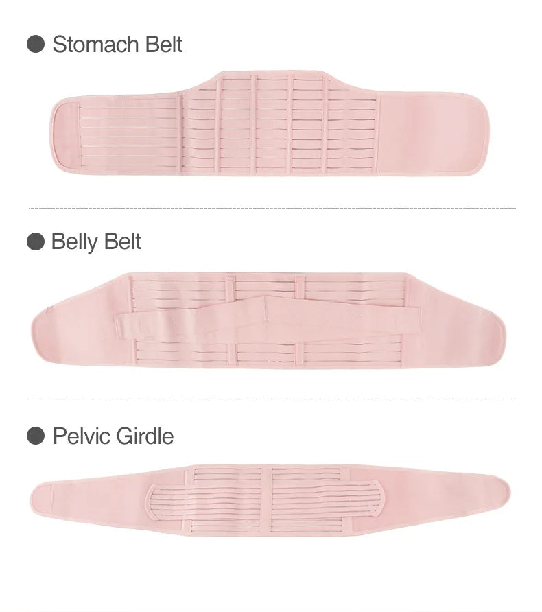 3in1 Corsetto Dopo Il Parto Fascia Pancia Donne Incinte Pancia Pancia Pancia Pelvi Cintura Avvolgente Vita Trainer Recupero Fasciatura Cinghia Body Shaper