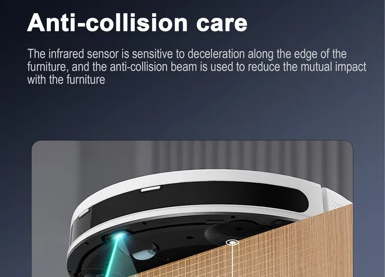 Arnagar S10 Robot Aspirapolvere e Lavapavimenti Intelligente con Telecomando, Svuotamento Automatico, Controllo tramite App, 12000Pa, Vslam, 5200Mah, Basso Rumore per Tappeti