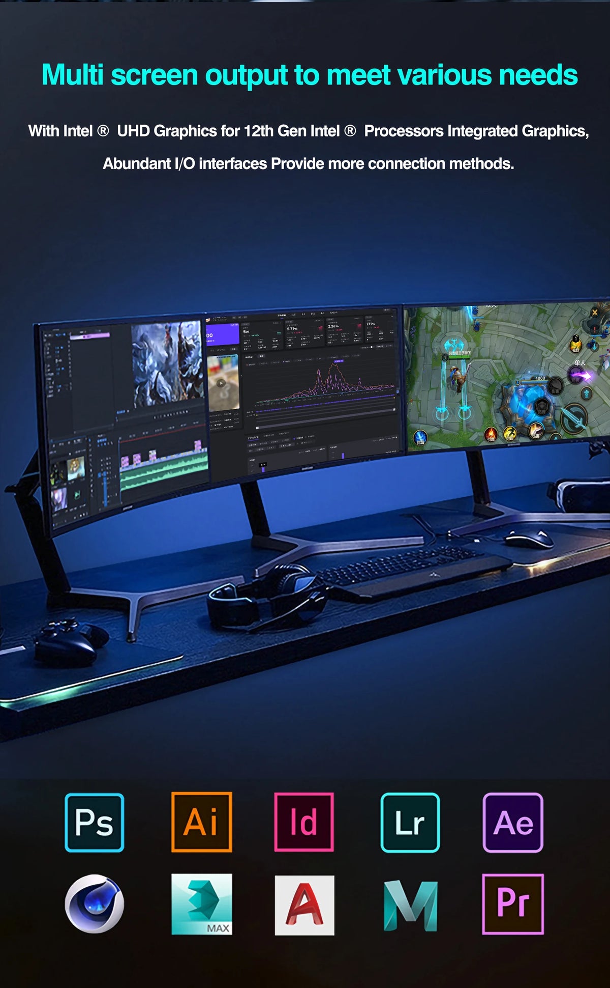 Combo Scheda Madre e CPU per PC Gaming Fai-da-Te ERYING, Intel Core i7/i9 12950HX/12850HX/12800HX, RAM DDR4, PCIe 4.0x16, LGA1151