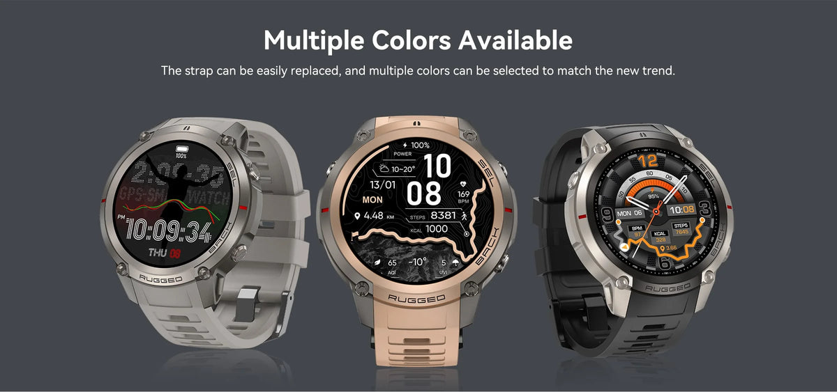 2026 NUOVO Smartwatch con Mappe Offline per Uomo, Display AMOLED HD da 1,43 Pollici, GPS Esterno Integrato, Bussola, Altimetro, Impermeabile 5ATM, Orologio Sportivo per Nuoto, Ciclismo e Corsa