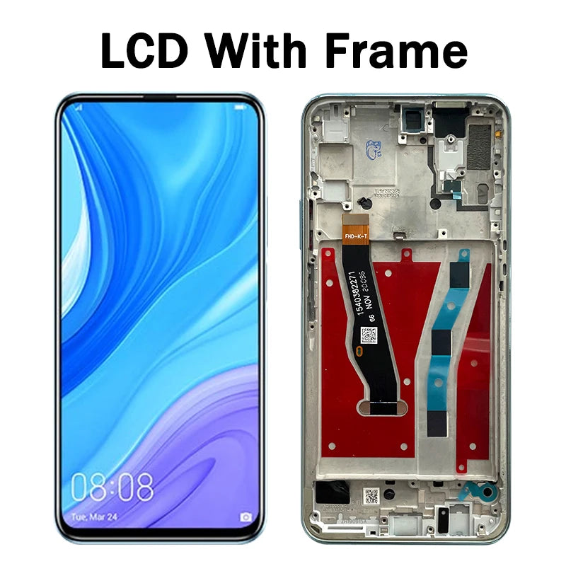 6.59 "Y9S Display Per Huawei Y9s STK-L21 L22 LX3 Display LCD Touch Screen Digitizer Per Huawei P Smart Pro 2019 LCD Con Telaio