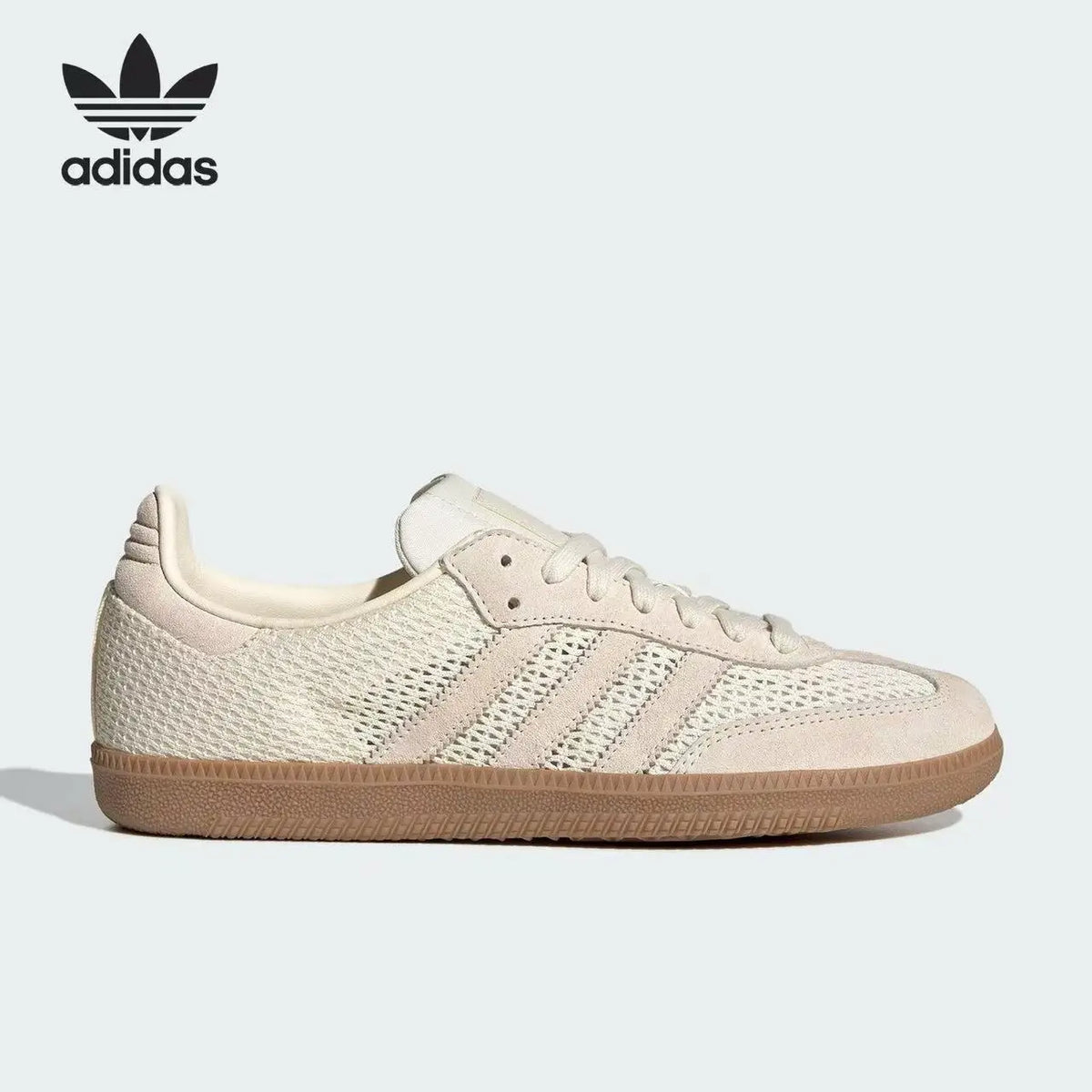 Sneakers Casual Leggere Adidas Retro Off-White Colorblock con Suola in Gomma IE0875