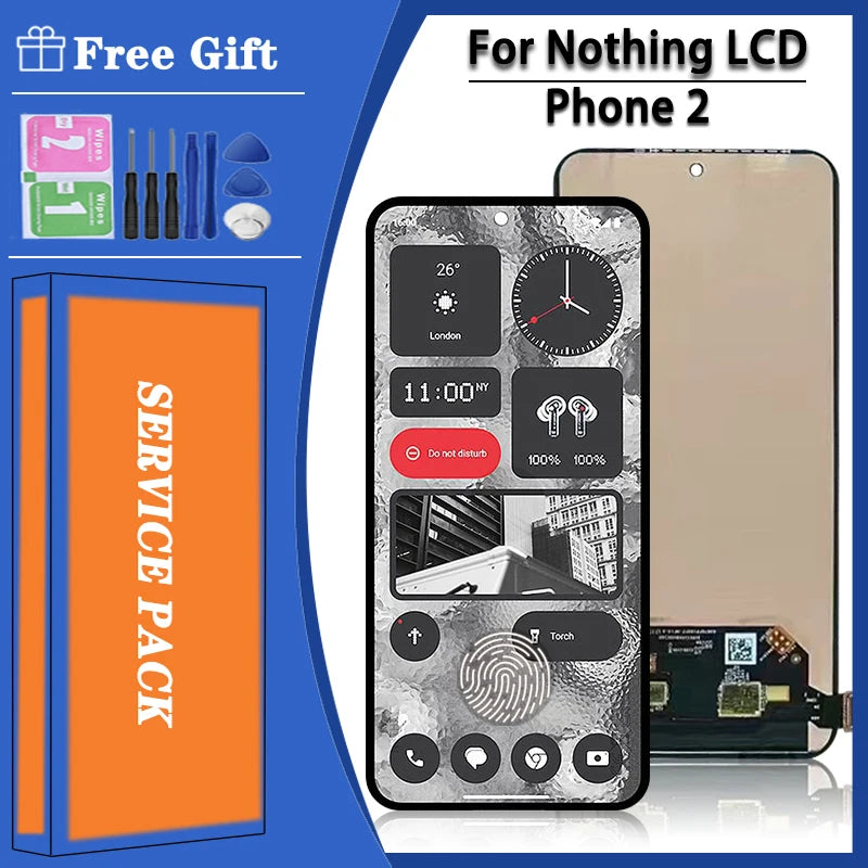 LTPO OLED 120Hz Per Niente Telefono 2 Phone2 A065 Display LCD Touch Screen Digitizer Assembly Per Niente Telefono Due Display