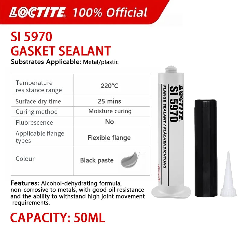 Sigillante siliconico sigillante flangiato originale al 100% Loctite SI 5970 RTV