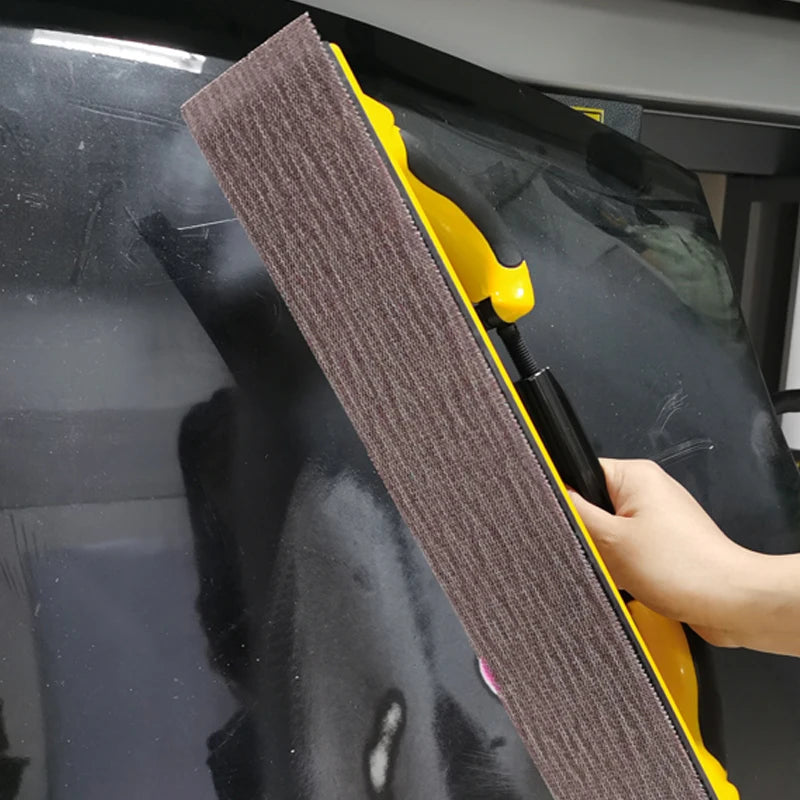 70x420mm Rettifica A Secco Maglia Carta Vetrata Rettangolare Floccaggio per Mirka Piallatura A Mano Auto Stucco Ampia Area Levigatrice