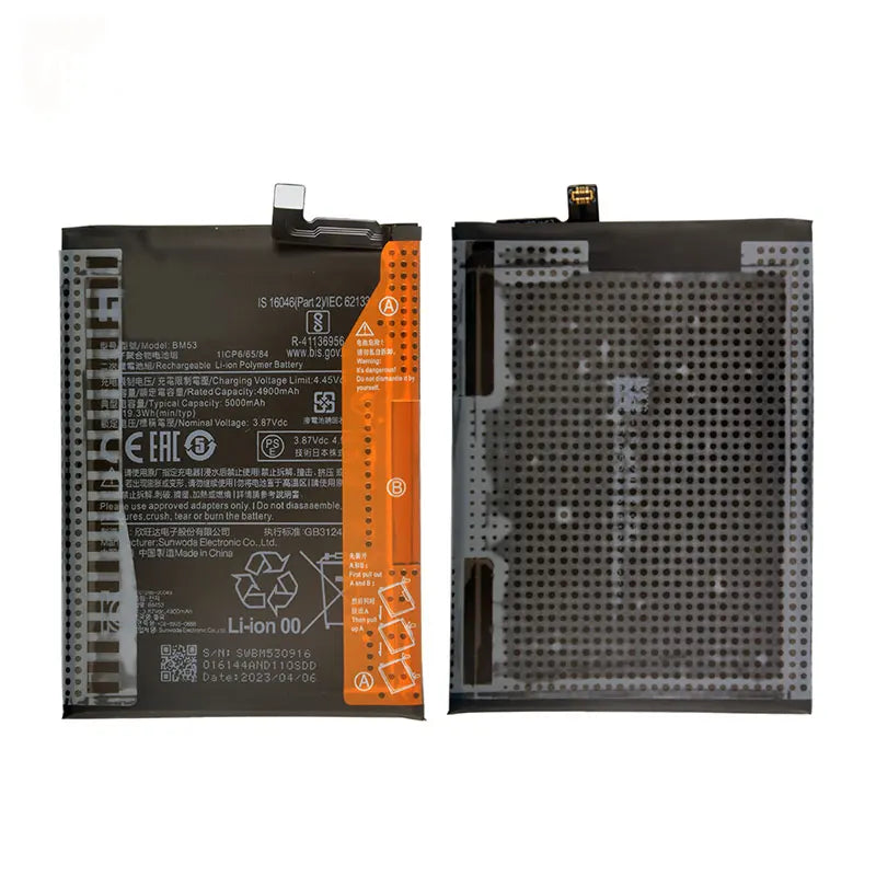 100% batteria originale BM53 5000mAh per batterie di ricambio per telefono Xiaomi 10T/10T Pro/ Mi 10T 5G