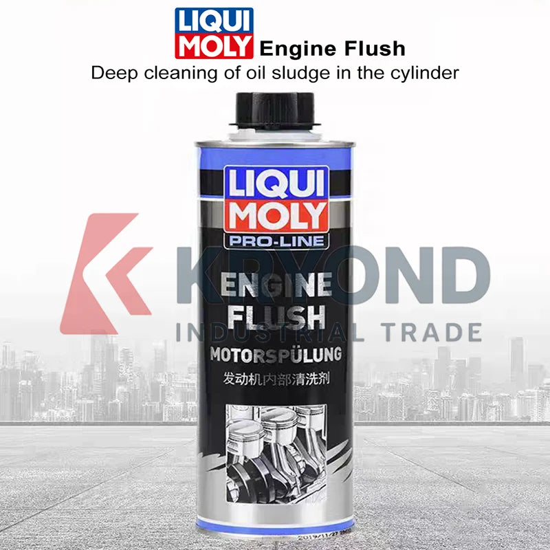 LIQUI MOLY Engine Flush 500ml – Detergente professionale per cambio pre-olio, riduce l'usura e rimuove i contaminanti dei residui di carbonio