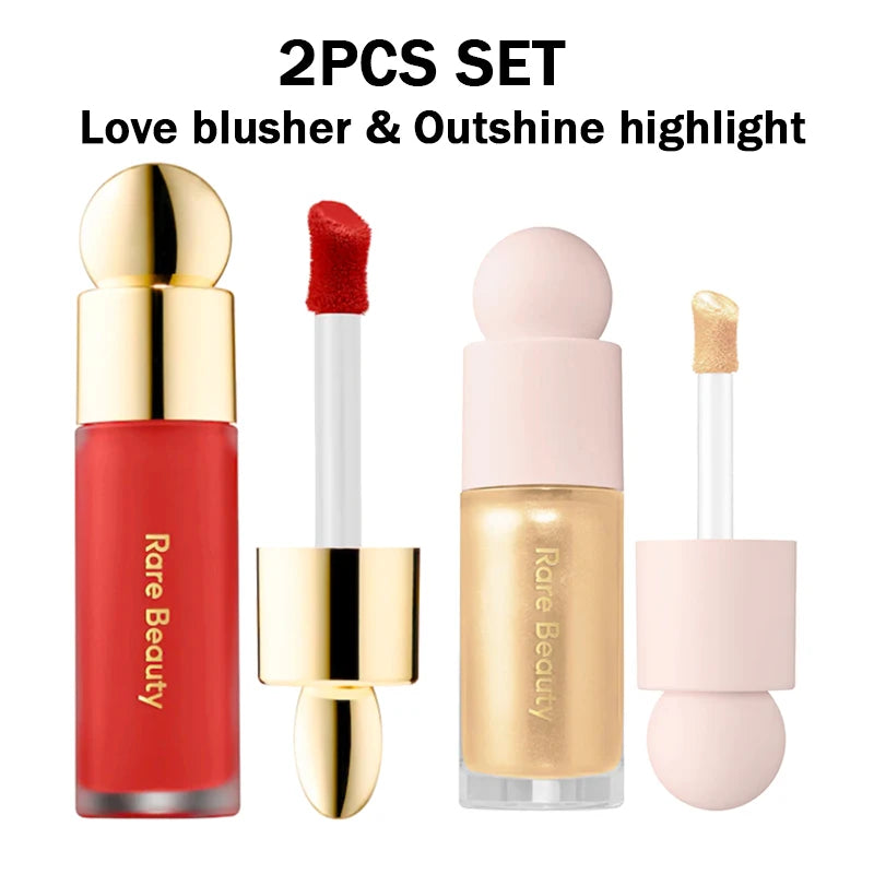 Rare Beauty Face Contour Liquid Bronzer Soft Pinch Liquid Blush Positive Light Luminizer Cosmetici Trucco Worth Joy Blush