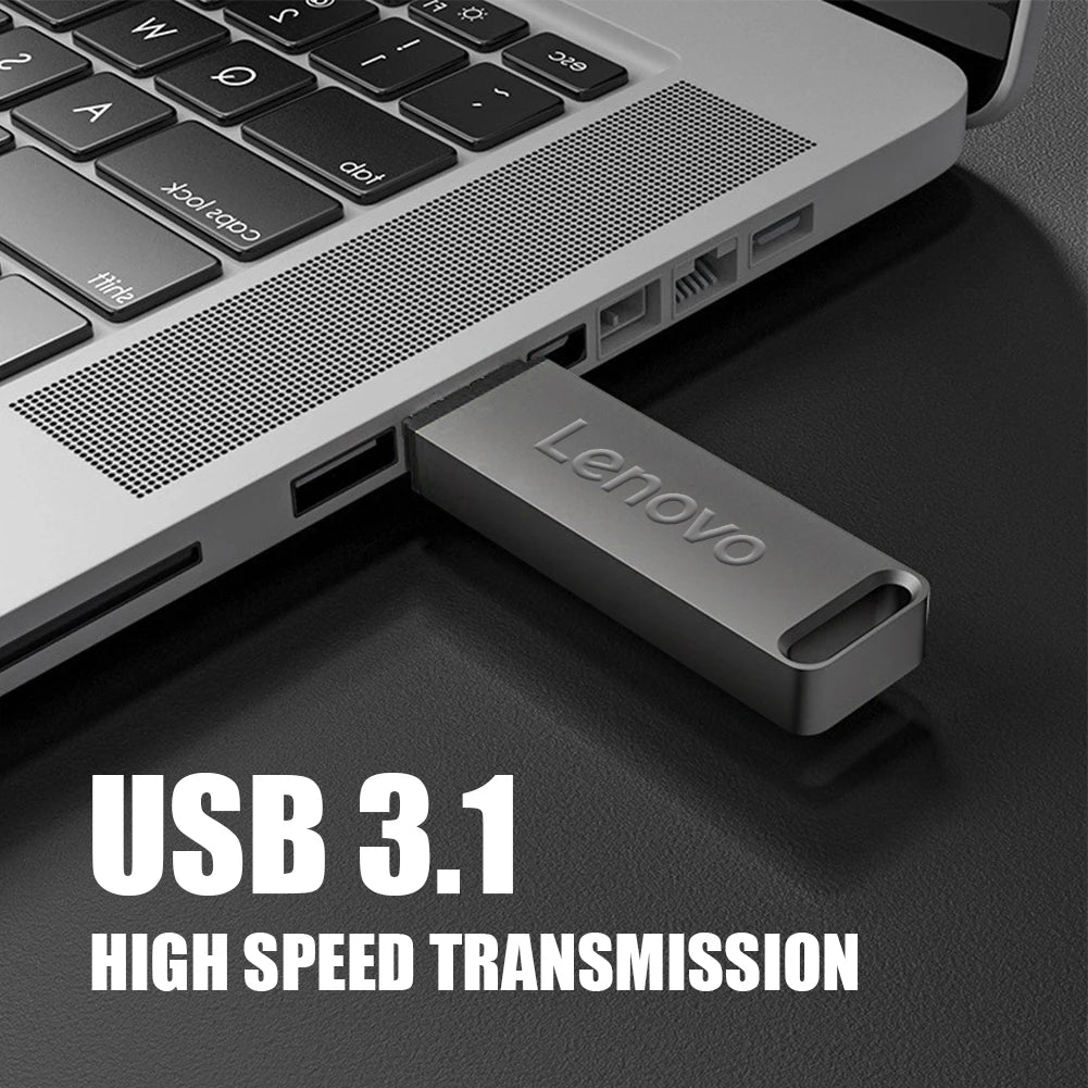 Chiavetta USB Lenovo Mini ad alta velocità, 512 GB, 1 TB, USB 3.1, 256 GB, 128 GB, chiavetta USB ad alta velocità per laptop Android