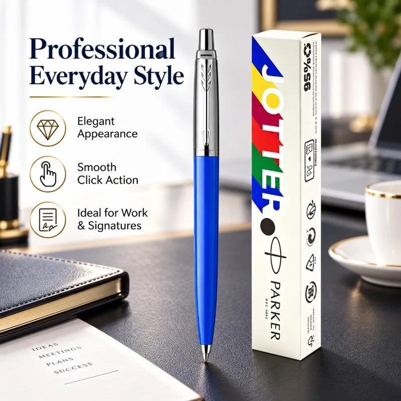Set regalo di penne a sfera blu di alta qualità, con elegante confezione, per una scrittura fluida e precisa, ideale per l’ufficio, per uso professionale, per la scuola, come regalo di laurea o per compleanni.