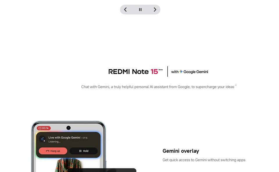 Xiaomi Redmi Note 15 Pro 4G Versione Globale MediaTek Helio G200-Ultra NFC Batteria Monster da 6500mAh Display AMOLED FHD+ da 6.77" Fotocamera da 200MP con OIS Smartphone