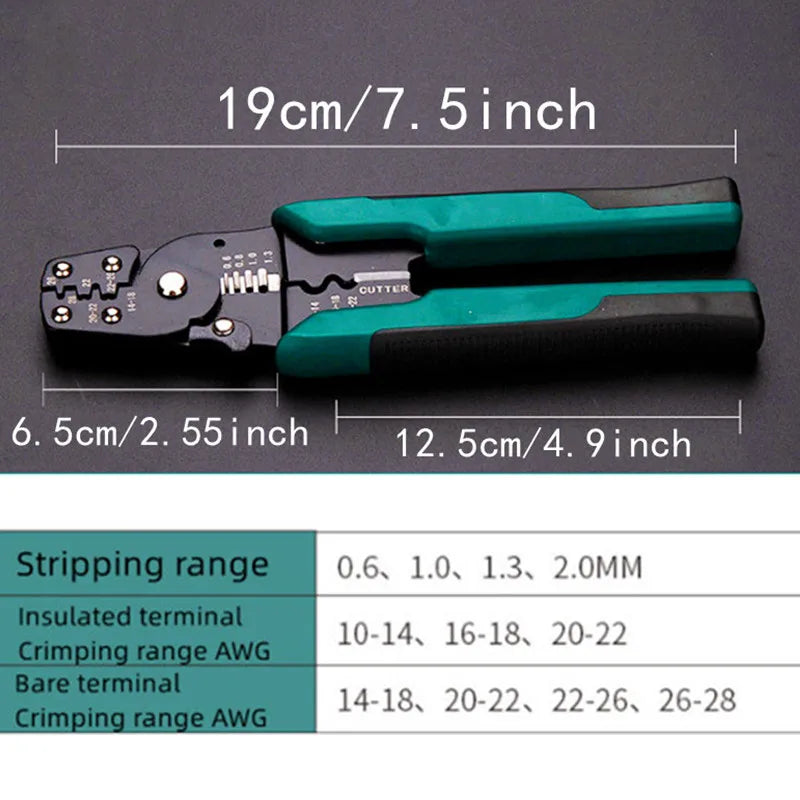 Terminale a crimpare in scatola, connettore elettrico, a forma di U/O, terminazione di giunzione 2,8/4,8/6,3 mm, connettore cavo, pinze di terminazione cavo