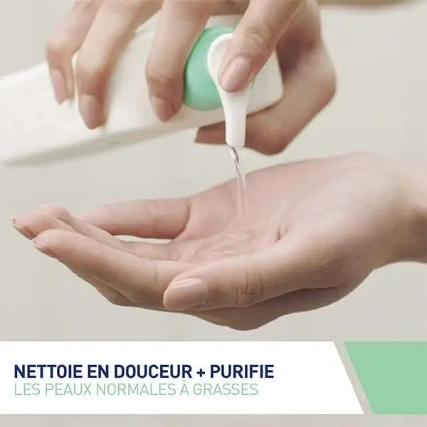 CeraVe Detergente Schiumogeno a Doppio Uso per Viso e Corpo, 473ml, Detergente Delicato Testato dai Dermatologi per la Cura della Pelle Grassa