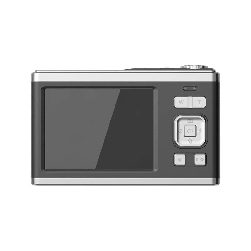 Fotocamera digitale 4K con doppio schermo, obiettivo telescopico, zoom ottico 16x ad alta definizione, fotocamera impermeabile, ideale per selfie, per migliorare l’aspetto, per uso domestico, modello C23.