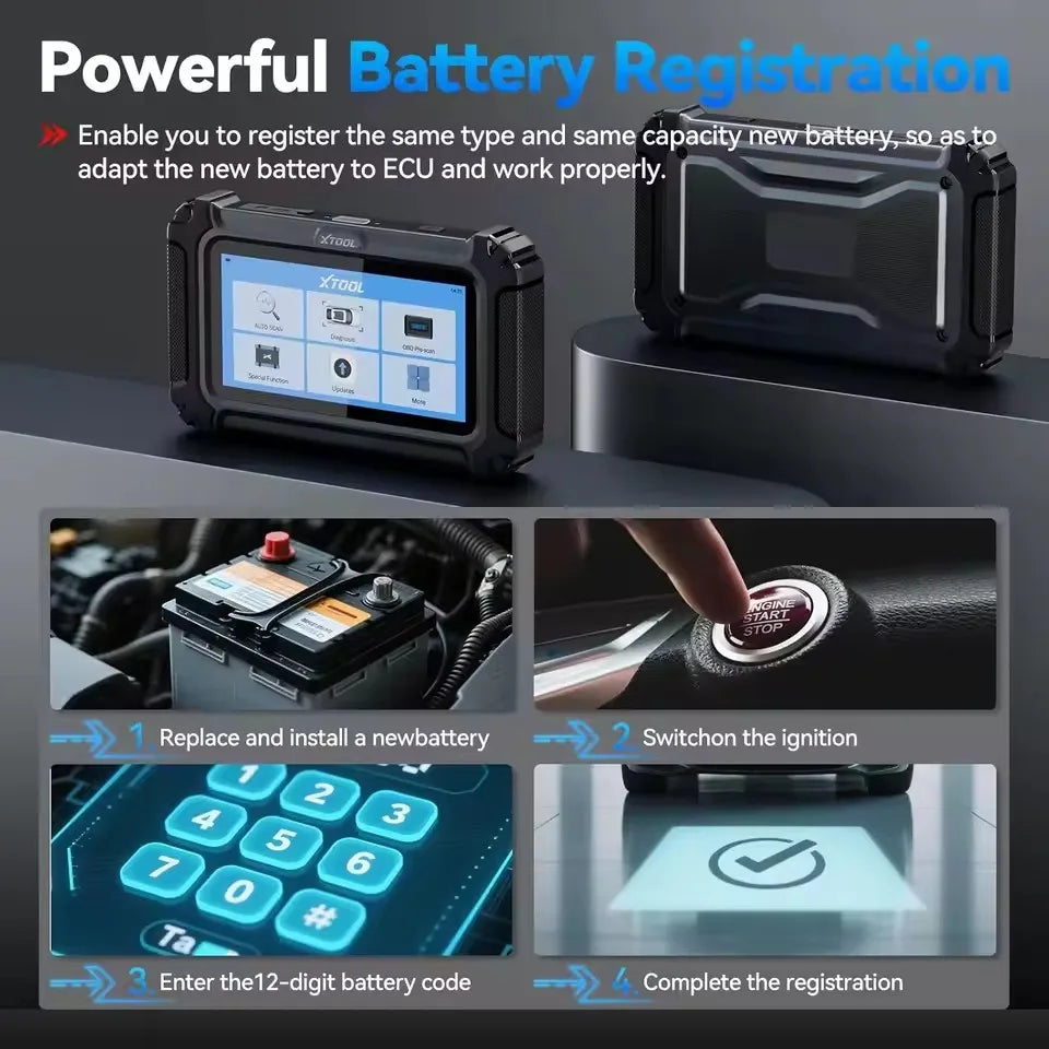 XTOOL InPlus IP500 per BMW, Aggiornamento Gratuito a Vita, Scanner Diagnostico Auto IP500, Test Attivo ECU, Scanner OBD2 per Tutti i Sistemi BMW, Mini, Rolls Royce, Strumenti Diagnostici Auto, 23+ Servizi, Lettore di Codici