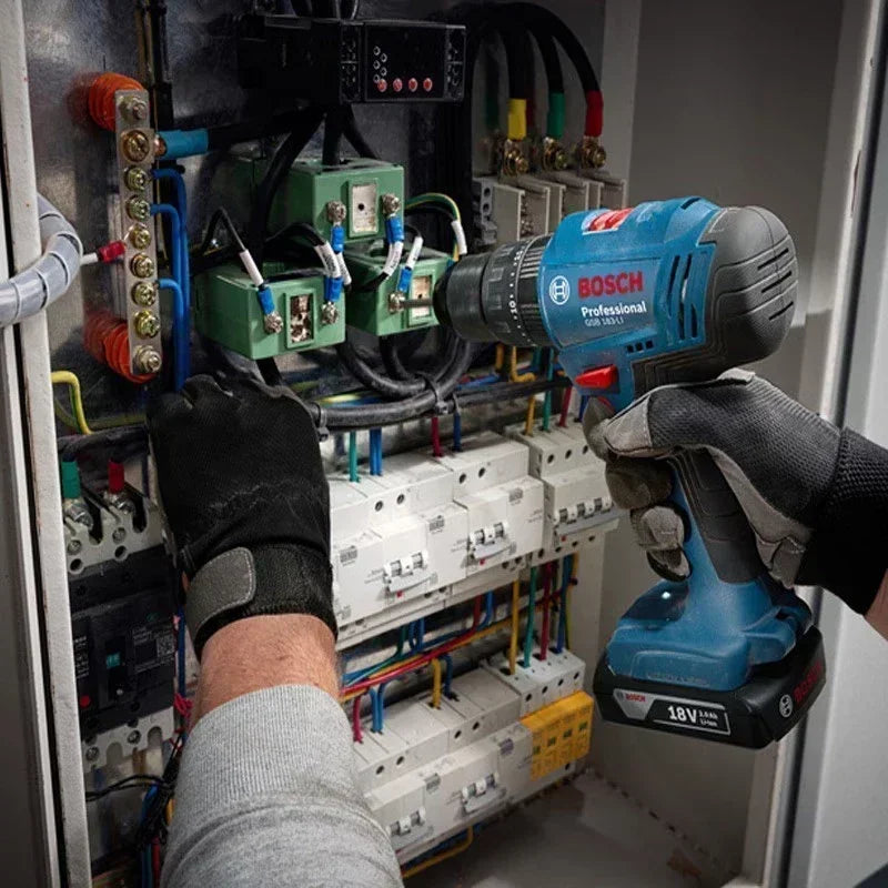 Trapano avvitatore a impulsi senza fili Bosch GSB183-LI 18V, avvitatore elettrico ad alta coppia per legno, metallo, muratura, utensile elettrico per il fai da te