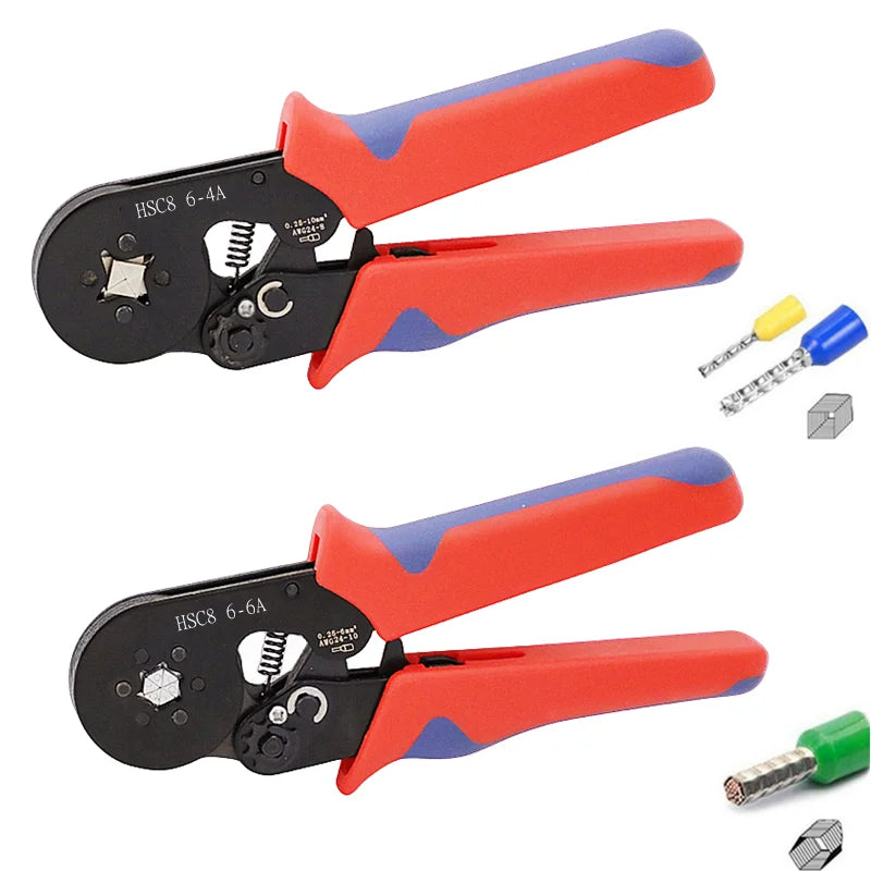 Scatola da 400-2120 pezzi, terminali a crimpare tubolari VE, terminale isolato per filo, connettore terminale per cavo a blocco, terminale per tubo elettrico