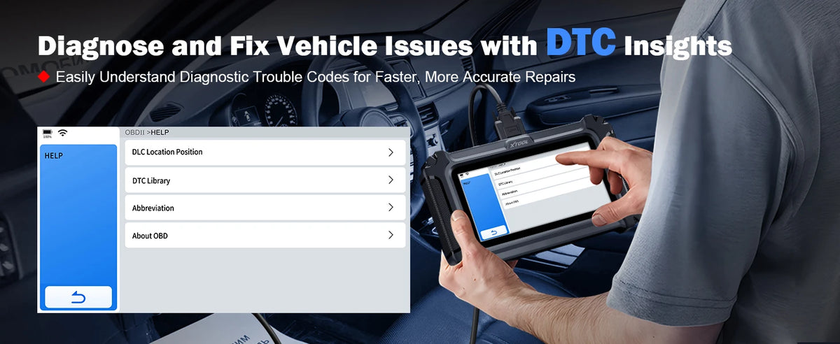 XTOOL D5S Strumenti diagnostici per auto ABS SRS Sistemi di trasmissione del motore Scanner OBD2 16+ servizi Tutte le funzioni Aggiornamento gratuito a vita