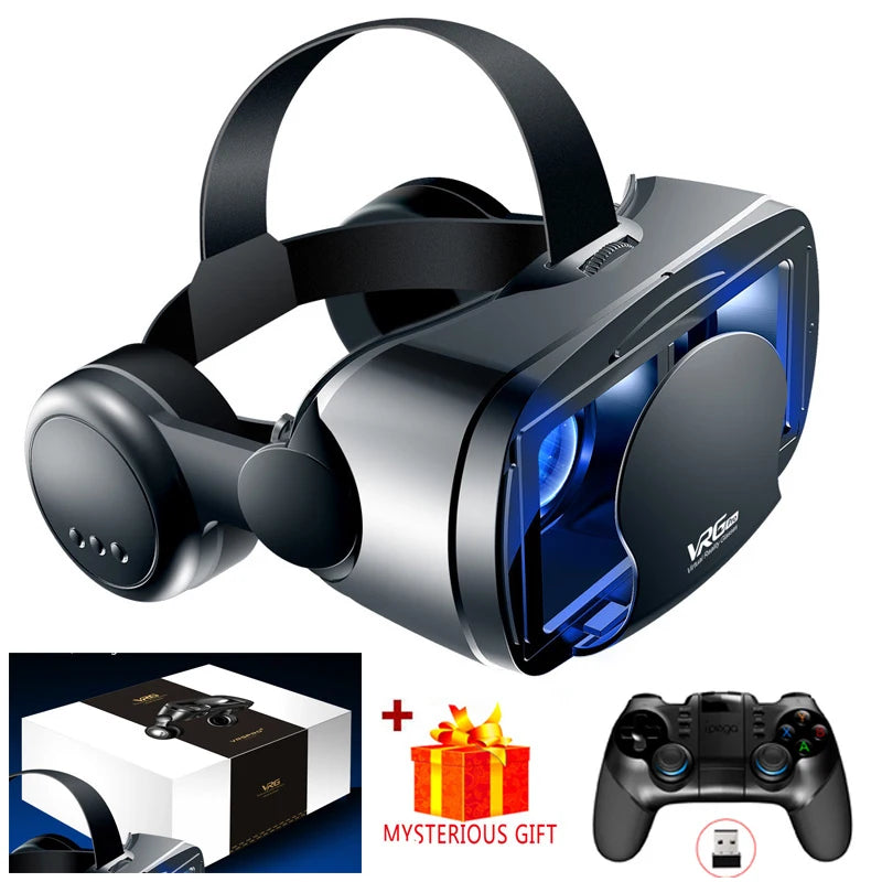 VRG Pro Realtà Virtuale Occhiali VR Dispositivi per cuffie Viar 3D Occhiali per casco Lenti Smart per Smartphone Cellulare Set di giochi per dispositivi mobili