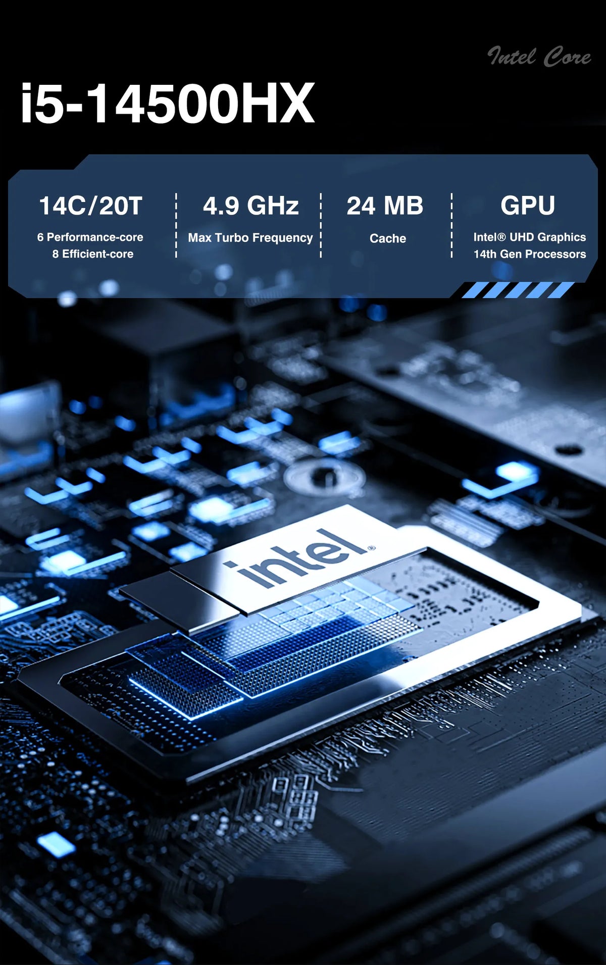 ERYING NAS Scheda madre integrata 14a generazione Core i5 14500HX 4xDDR5 Canale M.2 NVMe 2280 2.5G WIFI SFF8643 Interfaccia a 12 porte SATA