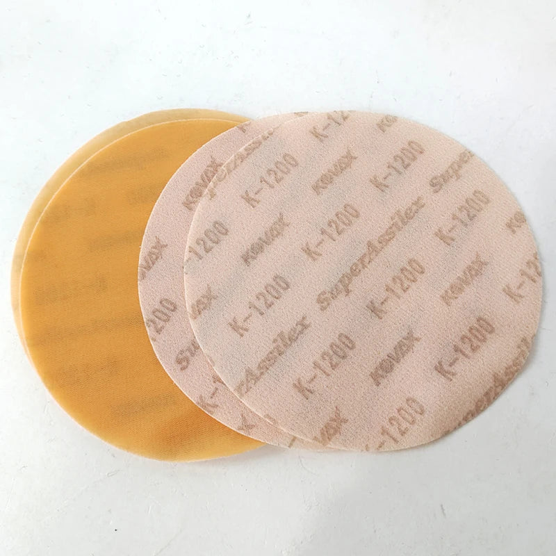 Disco Lucidante per Vernice Auto KOVAX Giapponese, Diametro 5 Pollici, 125mm, Carta Morbida Opaca Rotonda per Finitura Liscia
