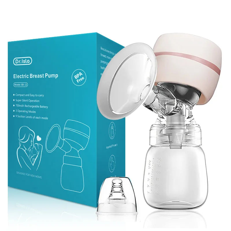 MAMIJOY Tiralatte elettrico portatile USB ricaricabile Silenzioso Estrattore di latte portatile Mungitore automatico Comfort Allattamento al seno