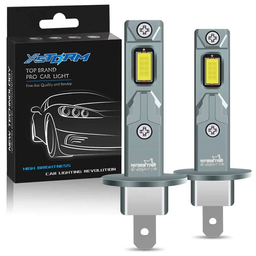 Fari a LED XSTORM H1 Canbus 120W 20000LM Lampadine a LED H1 per fendinebbia 6000K Fari per auto Lampada a diodi per fendinebbia 12V Lampade bianche