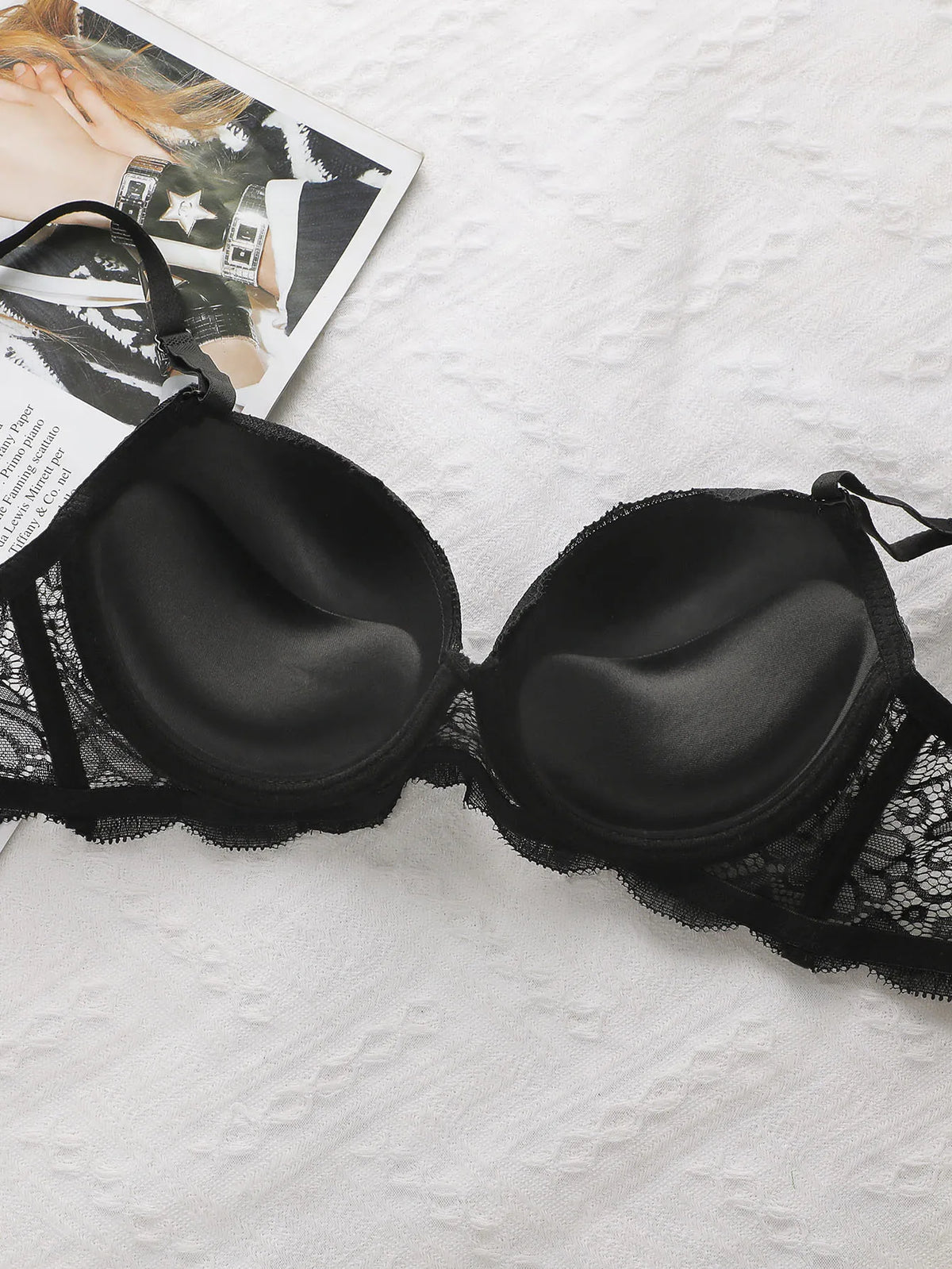 Bralette da donna in pizzo con stampa leopardata sexy con anello in acciaio Lingerie comoda biancheria intima di sollevamento set di biancheria intima a triangolo B2076