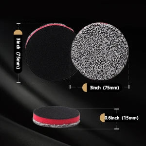 SPTA1PC 1"(25mm) 2"(50mm) 3"(80mm) 5"(125mm) 6"(150mm) Cuscinetti da taglio in microfibra per ceratura Lucidatura Rimozione del vortice dei graffi