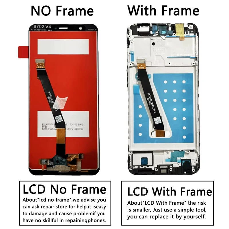 5.65 "Per Huawei P Smart 2018 LCD FIG-LX1 LX2 LX3 Display Touch Assemblea di Schermo Per Huawei Enjoy 7S LCD Parti di Ricambio