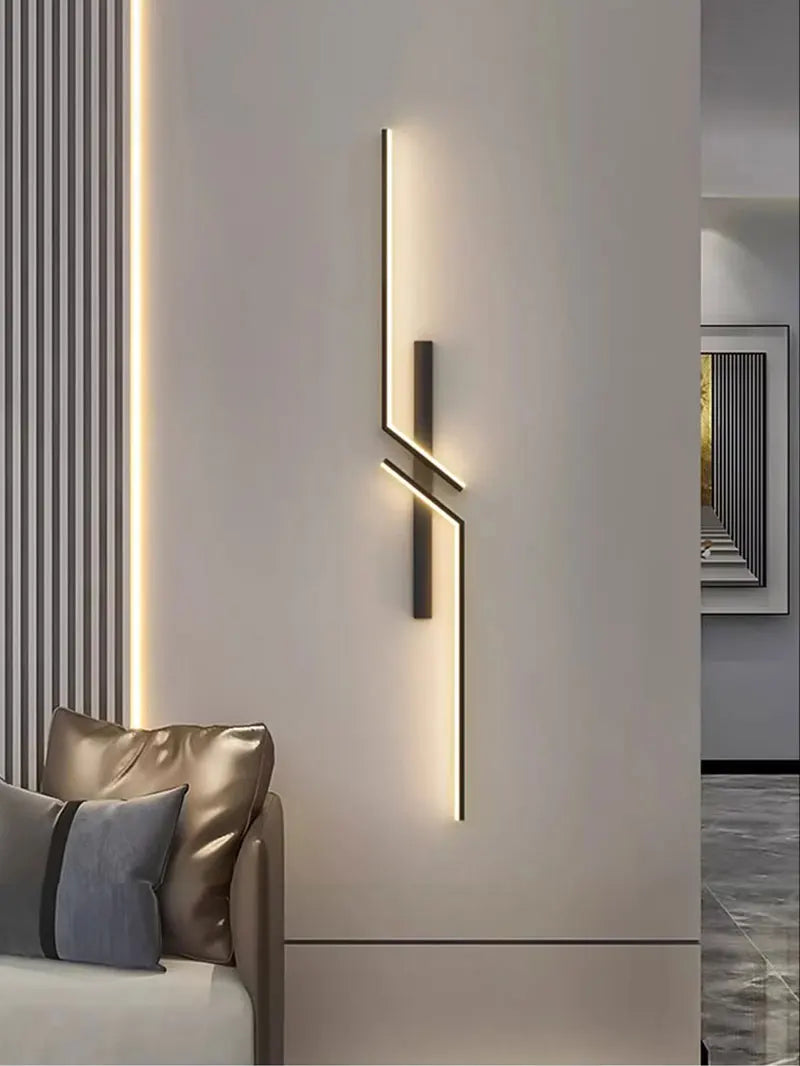 Lampade da parete a LED nordiche per corridoio corridoio 60cm/80cm/100cm Luci da parete a LED interne Sconce da parete Illuminazione per cucina Sala da pranzo