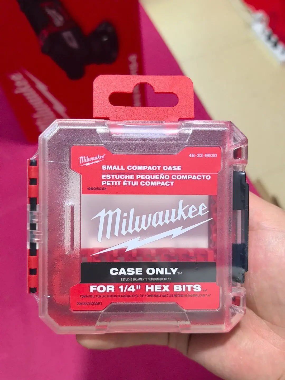 Kit di Punte per Trapano a Impatto Milwaukee Heavy-Duty, Attacchi Esagonali da 1/4", Punte Magnetiche Organizzate in Custodia Portatile