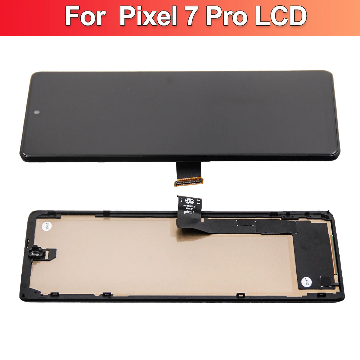 Display LCD e Touch Screen di Ricambio per Google Pixel 7 Pro Compatibile con i Modelli GP4BC GE2AE - Ricambi per Telefoni Cellulari