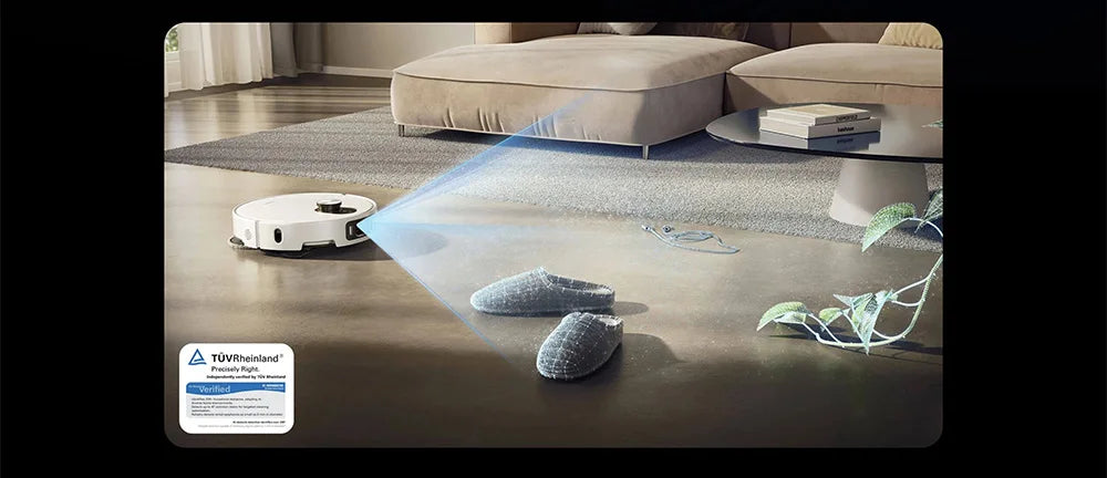 Versione Globale Xiaomi Robot Vacuum 5 Pro Video HD Chiamate Unidirezionali Aspirazione 20000Pa Aspirapolvere Anti-groviglio Senza Problemi Stazione Base Autopulente Mop Estensibile e Spazzola Laterale Controllo Intelligente